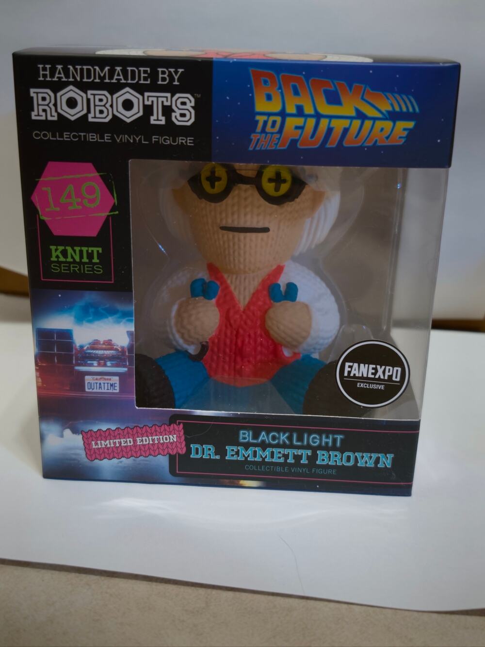 "Back to the Future" Dr. Emmett Brown vinyl figure, limited edition #149